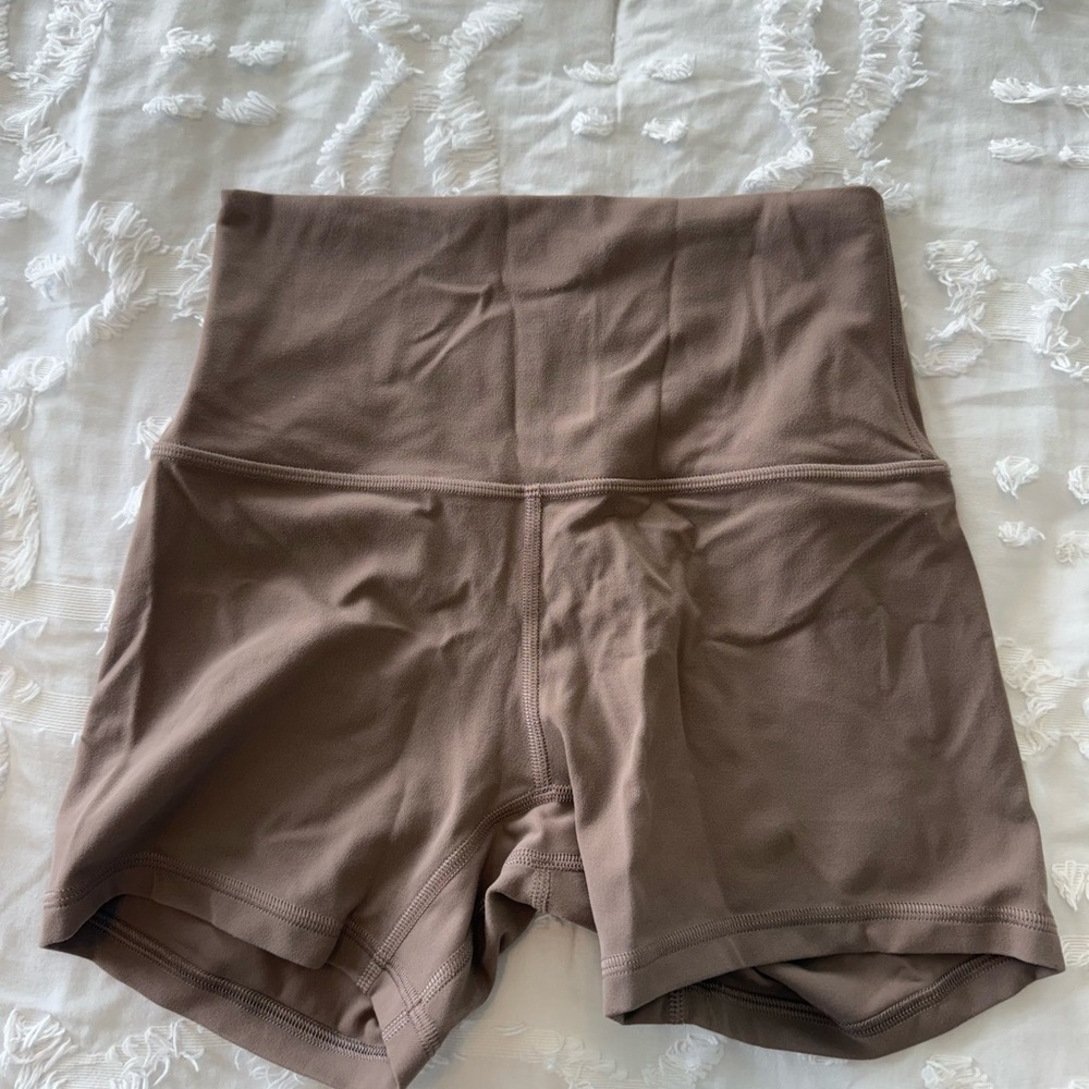 lululemon Align 2” High-Rise Athletic Bike Shorts — Brown
